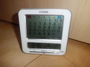 シチズン CITIZEN 8RZ103 電波目覚まし時計 温度・湿度表示付