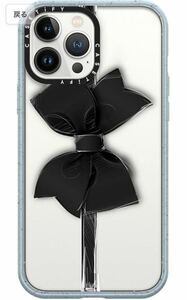 CASETiFY インパクトiPhone 13 Pro Max ケース [MIL規格準拠 (4x MIL-STD-810G) Black Bow マットヴェイパーブルー 未使用未開封品