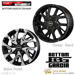 送料無料 コーセイ BOTTOM GARCIA Gherardi BP 7J-16 +42 5H-114.3 (16インチ) 5H114.3 7J+42【1本単品 新品】