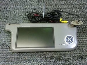 ★激安!★社外 バイザーモニター グレー TFT LCD カラーモニター 汎用 点灯確認済み / 2G2-2212