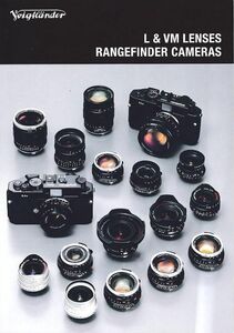 フォクトレンダー Voigtlander L & VM レンズ レンジファインダーカメラ カタログ/2012.1(未使用美品)