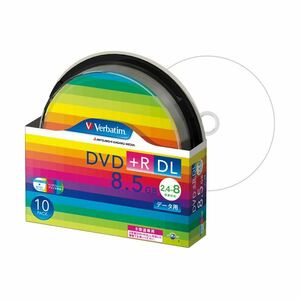 【新品】(まとめ) バーベイタム データ用DVD+R DL 8.5GB 8倍速 ワイドプリンターブル スピンドルケース DTR85HP10SV1 1パ