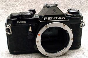 （綺麗）PENTAX ペンタックス Kマウント専用 人気の高級一眼レフカメラ ME（黒）ボディ 希少な作動品（腐食無し）