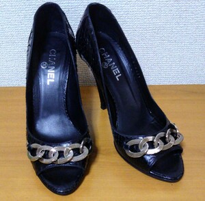 CHANEL パンプス 37 黒