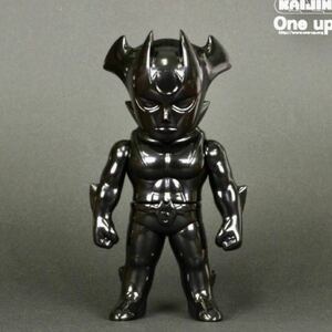 KAIJIN x One up. デビルマン 黒 素体 sofvi カイジン ワンアップ ソフビ 永井豪