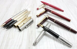 【行董】DE000ABH38 万年筆まとめ MontBlanc モンブラン PILOT パイロット WHITE FEATHER ペン先 18K 14K刻印 SAILOR セーラー 文房具