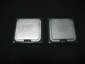 Intel Core 2 Duo 2個 E4500_2.20GHzとE4400_2.00GHz /2M/800MHz/TDP 65W（対応ソケット：LGA775）、中古・動作品