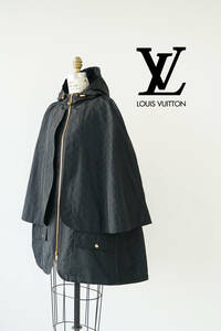 2021SS LOUIS VUITTON ルイヴィトン モノグラム スリーブレス フーデッド ケープコート ポンチョ size 36【定価488.000円】0217051