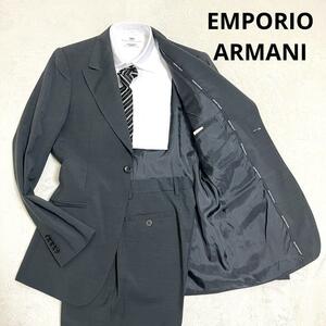 444 EMPORIO ARMANI エンポリオアルマーニ セットアップスーツ グレー 46 ウール