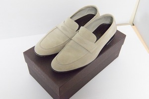Ｄｏｕｃａｌ’s　DOUCAL’S（デュカルス）靴　スエード　ベージュ　イタリア製　42サイズ　26.0ｃｍ