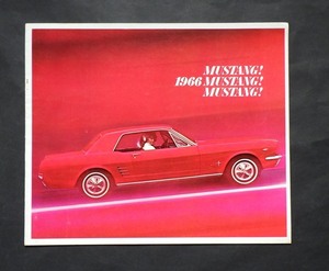 カタログ アメリカ車 フオード　マスタング　1966