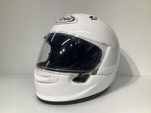 【中古】ARAI(アライ）　ASTRO-GX　グラスホワイト　59.60CM 