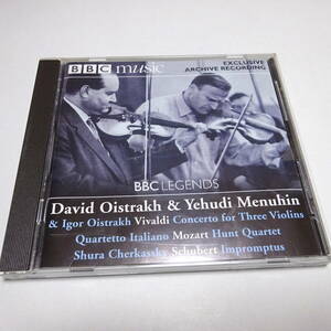 輸入/BBC MUSIC MAGAZINE「ヴィヴァルディ：3つのヴァイオリンのための協奏曲」ダヴィッド＆イーゴリ・オイストラフ/メニューイン