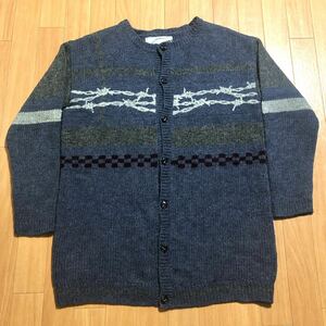 UNDERCOVER 96AW ワイヤー ニット ウールセーター ニットカーディガン 有刺鉄線 1996-1997AW Archive Wire Knit Sweater 藤井フミヤ