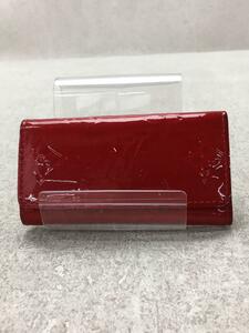 LOUIS VUITTON◆キーケース/レザー/RED/レディース