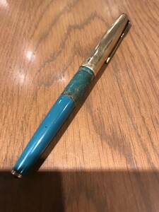 パーカー61 レアで人気の水色軸　ジャンク　万年筆