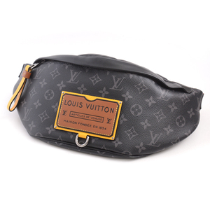 ルイヴィトン バッグ メンズ モノグラム エクリプス ディスカバリー バムバッグ ボディバッグ ブラック Louis Vuitton M45220 中古