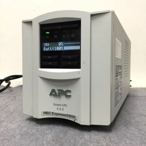 @XY2344 ☆ 訳あり 通電・充電OK セルフNG ☆ NEC Express 5800 (N8180-68A) Smart-UPS NMT500J LCD (APC SMT500J OEM) 無停電電源装置