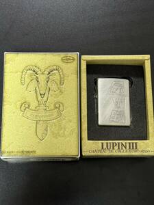 zippo ルパン三世 カリオストロの城 限定品 LUPIN THE THIRD 年代物 2002年製 CHATEAU DE CARIOSTRO 3面加工品 シリアルナンバー NO.1203