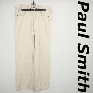 B098 Paul Smith　ポールスミス　スラックス　クリーム　Mサイズ相当