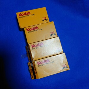 Kodak　コダック　コダカラー　126 　フィルム　４個セット