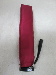 (15) ☆Christian Dior クリスチャン・ディオール 折り畳み傘 CDロゴ 全長約54cm 赤系 