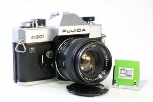 【同梱歓迎】実用■富士フィルム FUJIFILM FUJICA ST801 ボディ+EBC FUJINON 55mm F1.8■シャッター全速・露出計完動■AJ 227