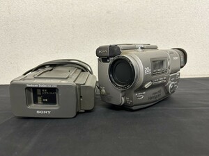A3　SONY　ソニー　CCD-TR2　8ミリビデオカメラ　Handycam　HSA-V500　通電確認済み　現状品