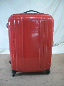 3065　EMINENT　赤 TSAロック付　鍵付　スーツケース　キャリケース　旅行用　ビジネストラベルバック