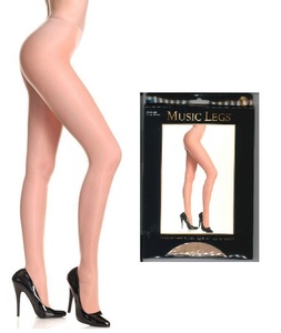 送料無料/ 　MUSICLEGS/　DANCE　TIGHTS　90デニール・ハイウエストタイプ・サイズ S/Mカラーベージュ