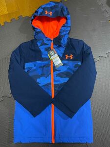 最終！ 定価16500円 新品 アンダーアーマー under armor 子ども ジュニア コート 中綿 ジャケット