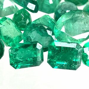 ［天然エメラルドルースおまとめ］m 約9.8ct ルース 裸石 宝石 ジュエリー jewelry emerald beryl ベリル 緑玉 