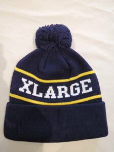X-LARGE エクストララージ Kids XLARGE POM BEANIE 紺最新人気品