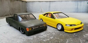 1/24 アオシマ フジミ インテグラ DC2 ハイラックス 完成品 ジャンク 部品取り 加工ベースなどに