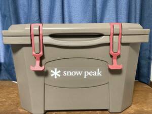 送料無料 廃盤 美品 snow peak スノーピーク ハードロッククーラー 20qt(19L) UG-301GY