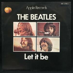 ●JPN-東芝音工 7/Apple赤盤 500円定価(白抜き) The Beatles / Let It Be