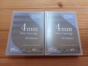 IBM 4mm 20gb Data Cartridge 150メートル 59H4456 データカートリッジ 2個セット