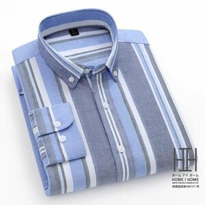 XL/41 2222 シャツ メンズ 長袖シャツ カジュアルシャツ ボタンダウンシャツ オックスフォードシャツ ビジネス