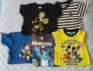 *¨*.☆*・半袖　Ｔシャツ　男の子　Disney ディズニー　ミニオンズ　モンスターズインク　120 5 点*¨*.☆*・゜