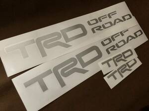 TRD OFF ROAD切り文字ステッカー　40cm　2枚