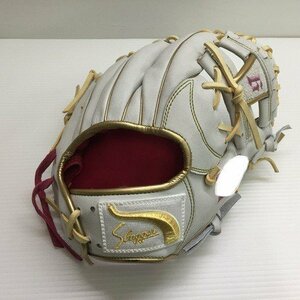 中古品 久保田スラッガー 軟式 内野手用オーダーグローブ KSN-MS23 刺繍入り 8568