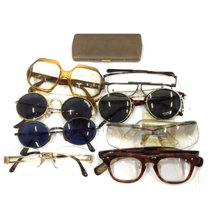 鼈甲 べっ甲フレーム D&G ポパイ 等 眼鏡 メガネ サングラス アイウェア 度あり含む まとめセット