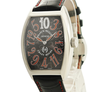 【3年保証】 フランクミュラー クレイジーアワーズ 10周年記念モデル 7880CH10D AC 国内正規 純正ダイヤ 黒 赤 自動巻き メンズ 腕時計