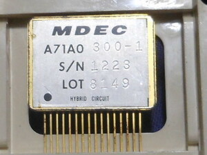 米軍放出品 MDEC A71AO 使途不明なIC 240419-5