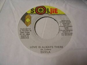 ●Reggae 45●SIZZLA/ LOVE IS ALWAYS THERE