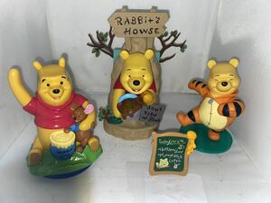 ディズニー　くまのプー　フィギュア　3種 現状品