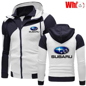 SUBARU ウェットシャツアウトドアカジュアルジャケットジッパーパーカーコットンオートバイスポーツウェアスリムフィットスウェットシャツ