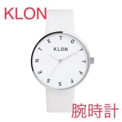 KLON クローン　腕時計　アナログ腕時計　レディース　メンズ　白　バングル
