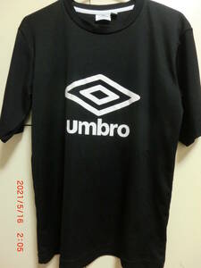 ■即決■送料無料■(アンブロ) umbro ロゴ 半袖 Tシャツ ドライ■ブラック L■ポリエステル■スポーツ / アウトドア / 普段着■