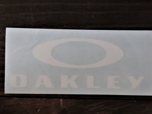 オークリー ロゴ ステッカー ダイカット（文字やロゴだけが残る）UV耐性 伸縮性有